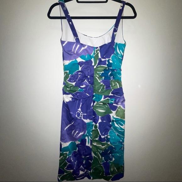 Purple floral Suzi Chin dress - Picture 3 of 5